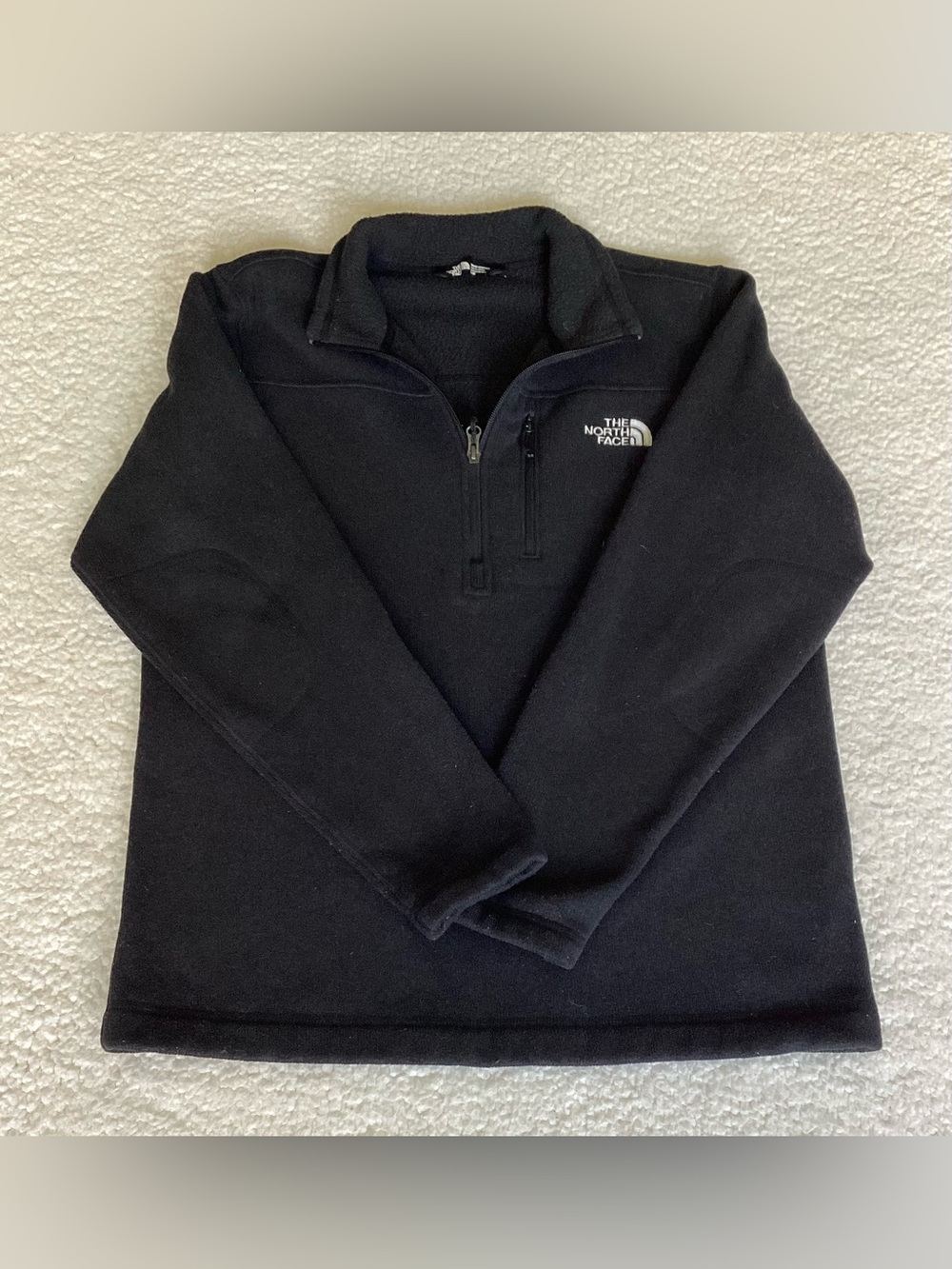 The North Face Men’s M Black 1/4 Zip Fleece Pullover Gorpcore Outdoor